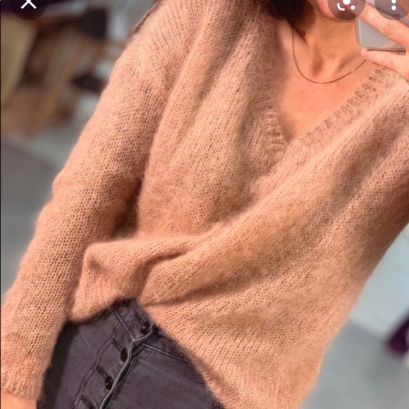 DES PETITS HAUTS Vneck sweater Size 0/XS - Picture 4 of 8